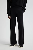 FRENCKENBERGER Straight Leg Cashmere Pants Black at Nordstrom,