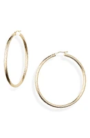 Bony Levy 14K Gold Twisted Hoop Earrings in 14K Yellow Gold at Nordstrom