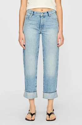 DL1961 Thea Relaxed Tapered Boyfriend Ankle Jeans Daydream Cuffed at Nordstrom,