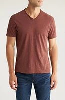 John Varvatos Miles Slub Organic Cotton V-Neck T-Shirt at Nordstrom,