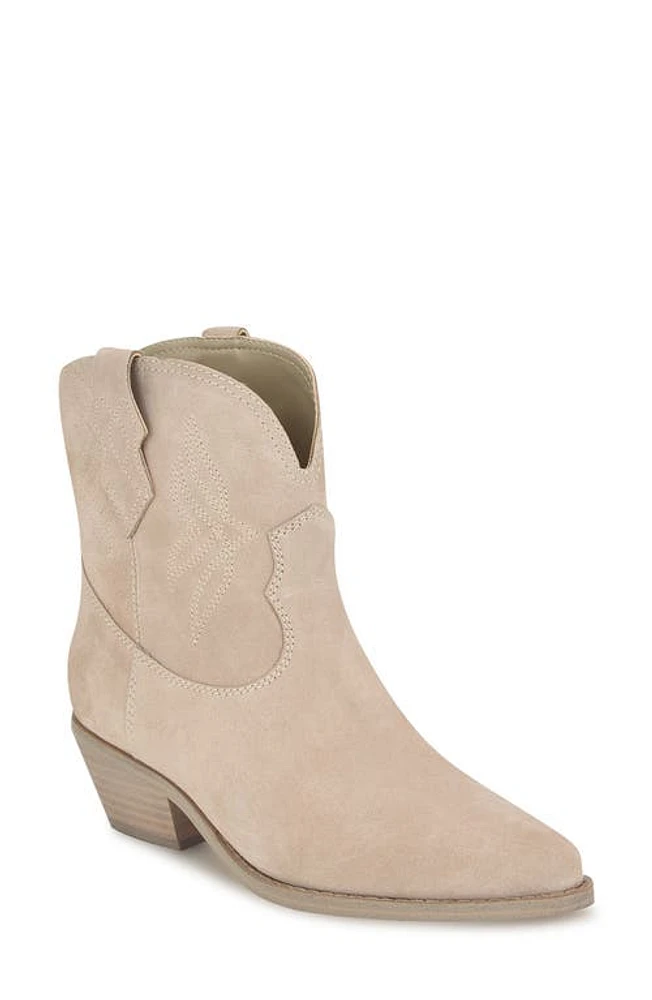 Nine West Texen Bootie Light Grey at Nordstrom,