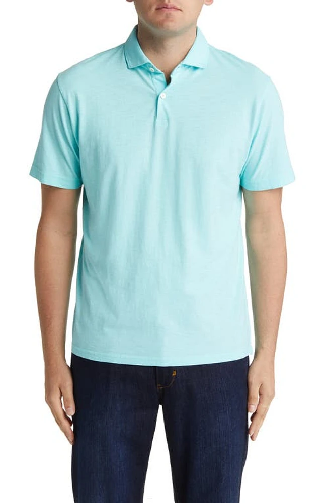 Peter Millar Crown Crafted Journeyman Pima Cotton Polo North Sky at Nordstrom,