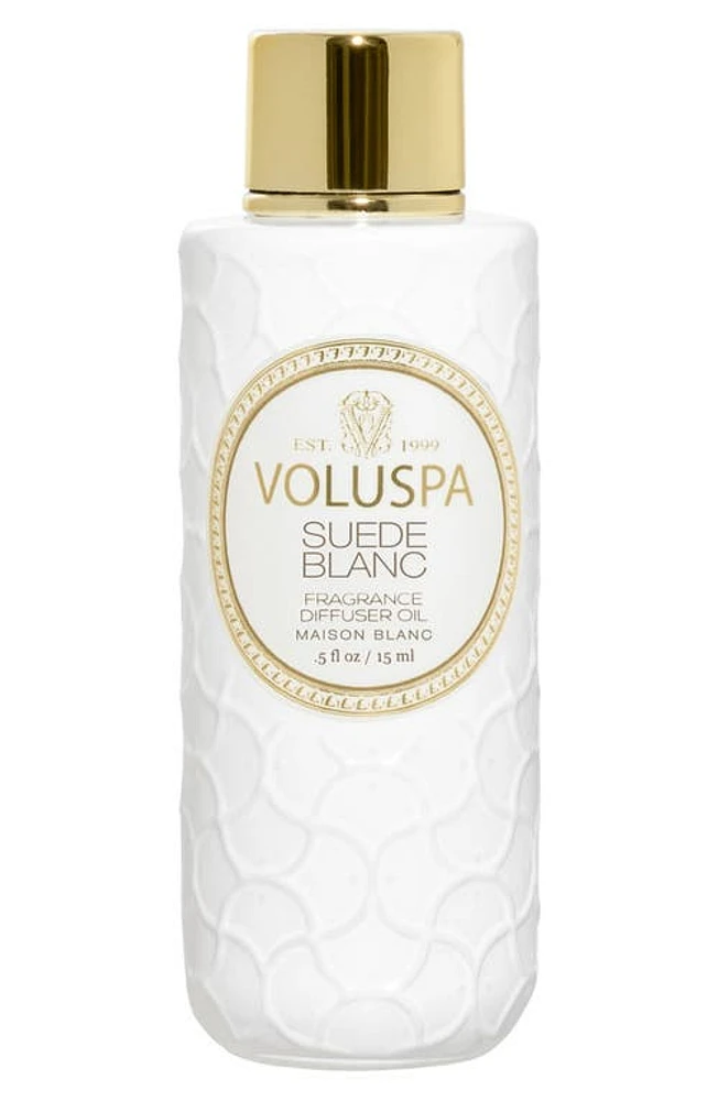 Voluspa Ultrasonic Fragrance Diffuser Oil in Suede Blanc at Nordstrom, Size One Size Oz