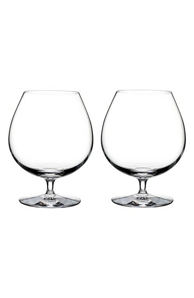 Waterford 'Elegance' Fine Crystal Brandy Glasses in Clear at Nordstrom