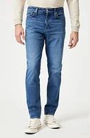 Mavi Jeans Steve Athletic Fit Dark Brushed Recycled Blue at Nordstrom, X