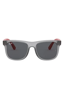 Ray-Ban Junior Wayfarer 48mm Sunglasses in Trans Grey at Nordstrom