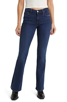 FRAME Le Mini Seamed Split Hem Bootcut Jeans Majesty at Nordstrom,