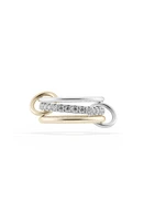 Spinelli Kilcollin Petunia Linked Diamond Rings Silver Gold at Nordstrom,