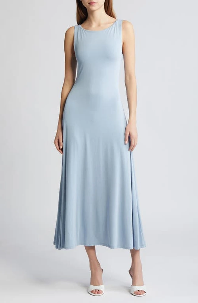 RUE SOPHIE Theodor Midi Dress Blue Fog at Nordstrom,