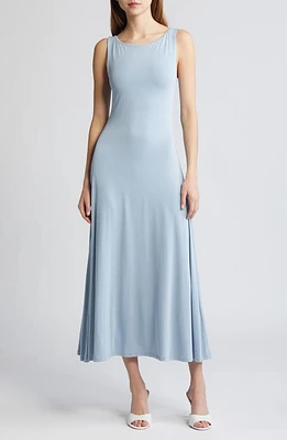 RUE SOPHIE Theodor Midi Dress Blue Fog at Nordstrom,