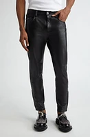 Undercover Leather Skinny Pants Black at Nordstrom,