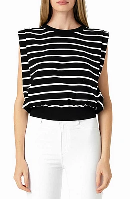 Endless Rose Stripe Sleeveless Knit Top at Nordstrom,