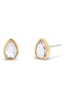 Brook and York Cecilia Crystal Teardrop Stud Earrings in Gold at Nordstrom