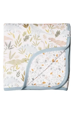 Copper Pearl Reversible Print Swaddle Blanket in Rex at Nordstrom