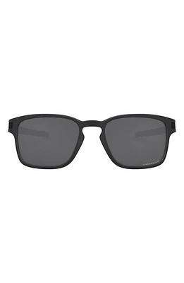 Oakley 55mm Polarized Sunglasses in Matte Black at Nordstrom