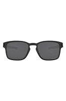 Oakley 55mm Polarized Sunglasses in Matte Black at Nordstrom