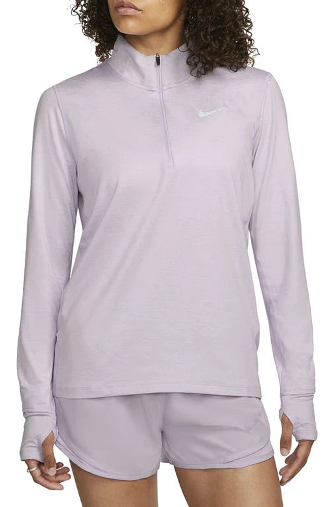 Nike Element Half Zip Pullover in Doll/Barely Grape/Heather at Nordstrom, Size X-Small