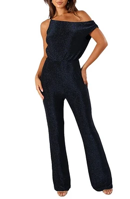 Petal & Pup Heather Sparkle One-Shoulder Jumpsuit at Nordstrom,