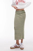 Topshop Wavy Stripe Jersey Maxi Skirt Mid Green at Nordstrom, Us