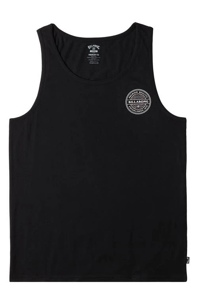 Billabong Kids' Rotor Graphic Tank Black at