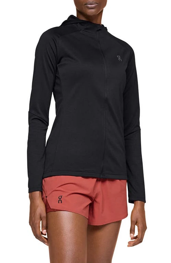 On Climate Zip Hoodie in Black at Nordstrom, Size X-Large