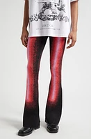 Y/Project Gradient Flared Knit Pants Pink at Nordstrom,