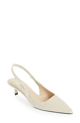 Prada Logo Patent Slingback Pump at Nordstrom,