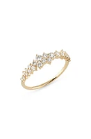 EF Collection Diamond Cluster Ring in Yellow Gold at Nordstrom, Size 6