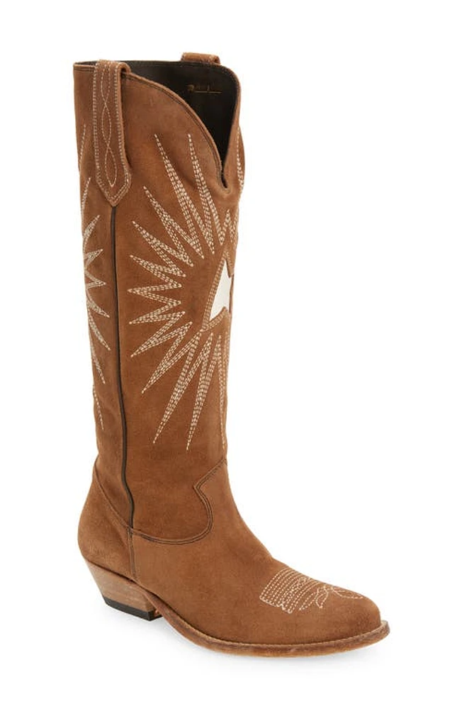 Golden Goose Wish Star Tall Western Boot Brown at Nordstrom,