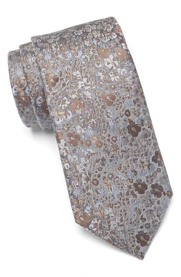 Nordstrom Lonan Floral Silk Tie in Taupe at Nordstrom