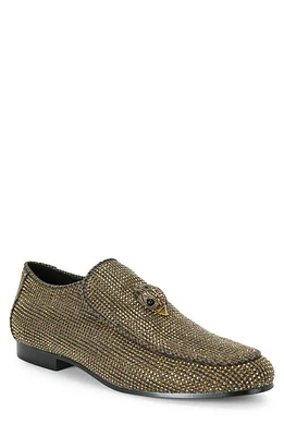 Kurt Geiger London Hugh Herringbone Venetian Loafer Dark Brown at Nordstrom,