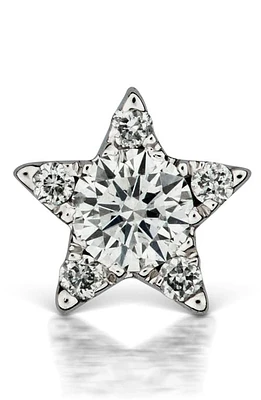 Maria Tash Diamond Star Threaded Stud Earring in White Gold at Nordstrom, Size 4.5 Mm