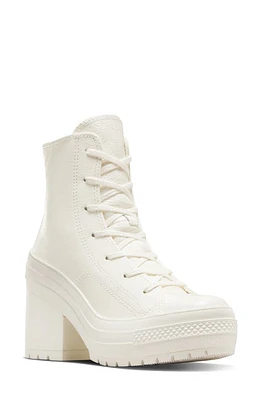 Converse Chuck 70 De Luxe Heel Sneaker Egret/Egret/Silver at Nordstrom, Women's