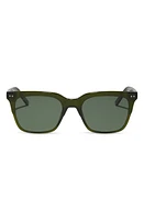 DIFF Billie XL 54mm Square Sunglasses in Dark Olive at Nordstrom