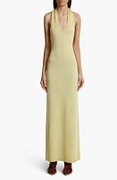 Khaite Coraline Halter Dress Yuzu at Nordstrom,