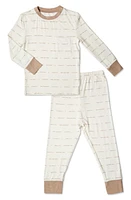 Grey Everly Fitted Two-Piece Pajamas at Nordstrom,