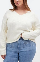 Madewell Slub Cotton V-Neck Sweater at Nordstrom,