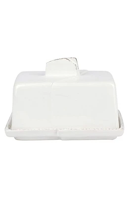 VIETRI Lastra Butter Dish in White at Nordstrom