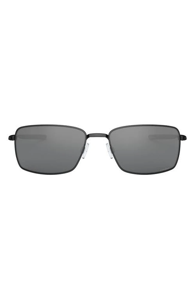 Oakley Square Wire 60mm Rectangular Sunglasses in Black at Nordstrom