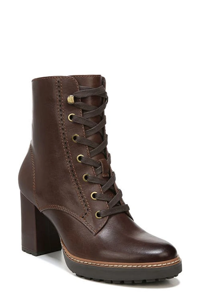 Naturalizer Callie Bootie in Chocolate Brown Leather at Nordstrom, Size 10