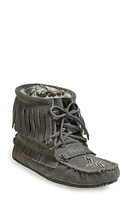 Manitobah Mukluks 'Harvester' Moccasin Charcoal at Nordstrom,