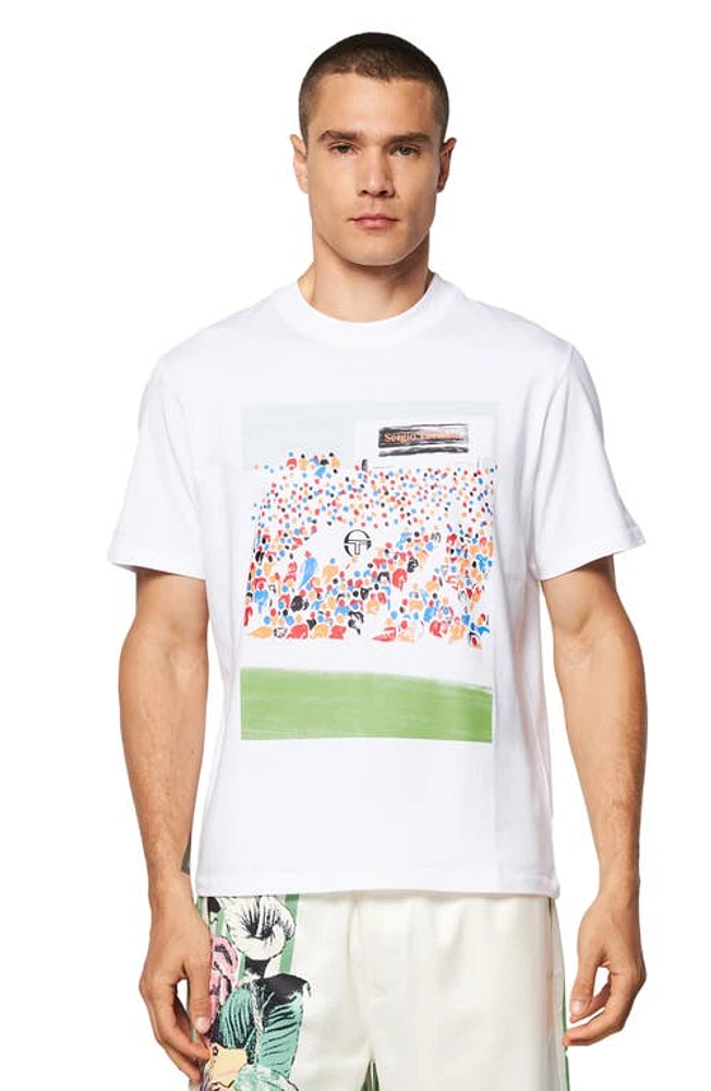 Sergio Tacchini Carson Graphic T-Shirt White at Nordstrom,