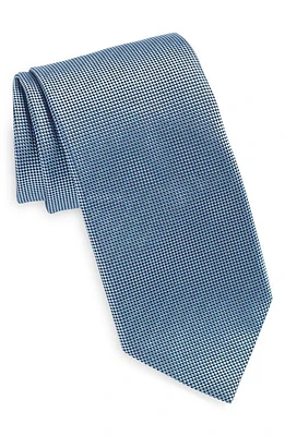 ZEGNA TIES Brera Cross Weave Silk Tie in Light Blue at Nordstrom