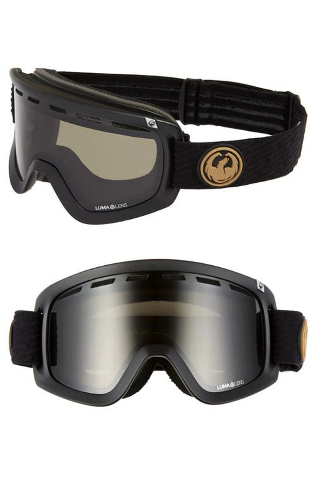 DRAGON D1 OTG Snow Goggles with Bonus Lens in Gumsole/Smoke Amber at Nordstrom