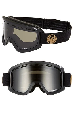 DRAGON D1 OTG Snow Goggles with Bonus Lens in Gumsole/Smoke Amber at Nordstrom