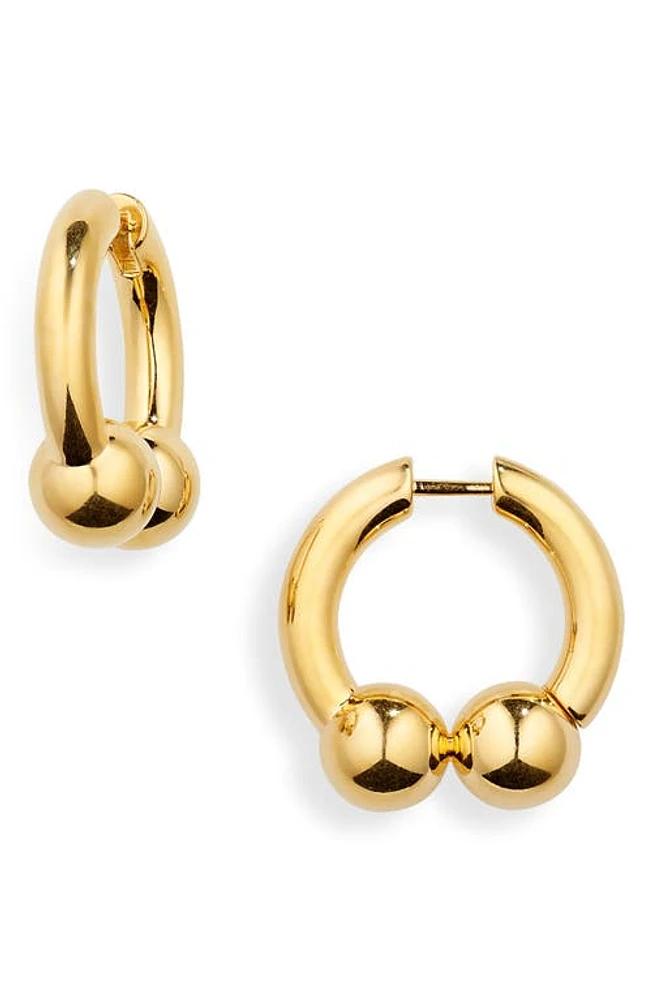 Balenciaga Skate Hoop Earrings in Gold at Nordstrom