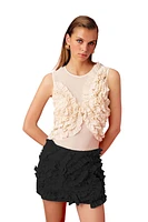 Nocturne Ruffle Designed Skirt in Black at Nordstrom