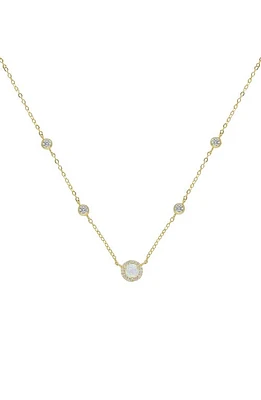 Ettika Opal Chain Necklace in Gold at Nordstrom