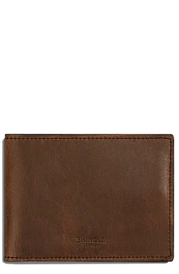 Shinola Navigator Leather Wallet in Medium Brown at Nordstrom