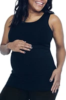 LARKEN The Signature Maternity/Nursing Tank Black at Nordstrom,